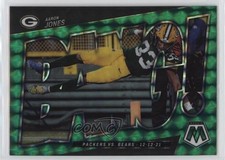 2022 Panini Mosaic Bang! Green Mosaic Prizm Aaron Jones #B-4 18wa