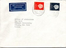 GOLDPATH: Netherlands cover 1981 to USA airmail CV907_P03