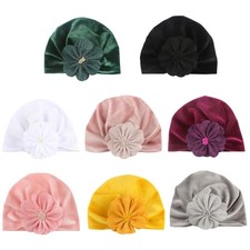 Turban Hat Beanie Cap Headwrap for 0-1 Year Infant Toddler Newborn Headwraps