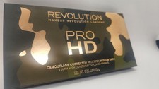 Revolution Pro HD Camouflage Corrector Palette Concealer Medium Dark New Sealed