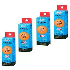 12 x Nittaku Nexcel 3-Star 40 Orange Balls ITTF Made in Japan