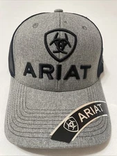 Ariat Mens Shield Logo Mesh Back Ajustable Cap Hat