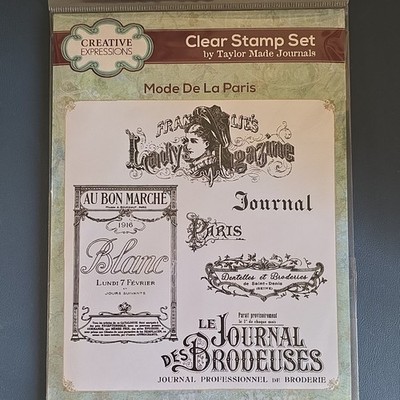 Creative Expressions Mode De La Paris Clear Stamp Set CEC1064