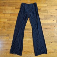 House of CB Women's Black Mesh Flare Pants Size L