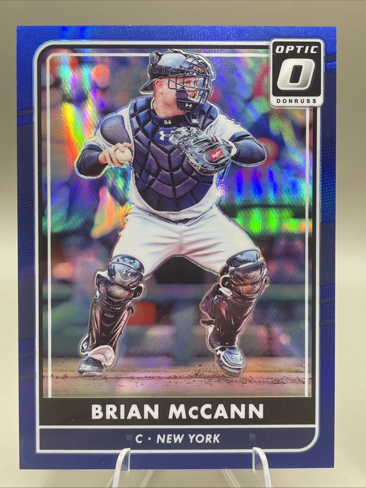 2 cards ~ 2016 Donruss Optic Blue Lot ~ Brian McCann & Chris Archer ~ /149 - Image 2 of 4