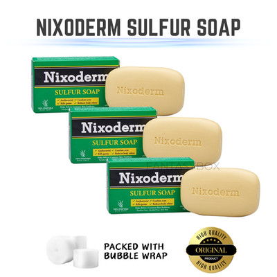 3 x 100g NIXODERM Schwefelseife zur Linderung häufiger Hautprobleme...
