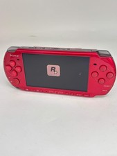 Sony PSP-3000 Red Console 57 w/ 2400mAh Battery Charger