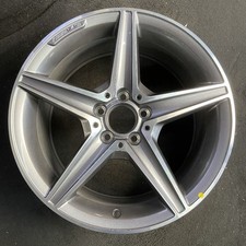 Rear Mercedes-benz Machined Grey C-class Rim 18x8.5 2015-2018 Alloy 85373a