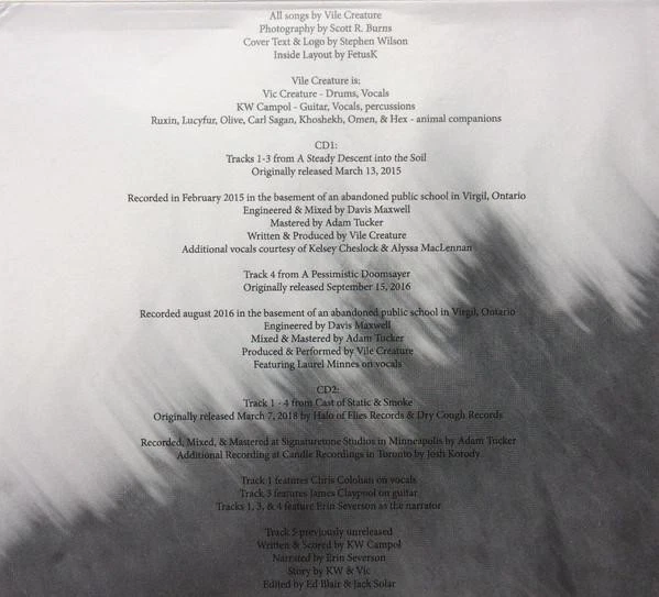 Vile Creature Preservation Rituals 2015 - 2018 Doppel-CD USA Prosthetic 2019 - Bild 2 von 4