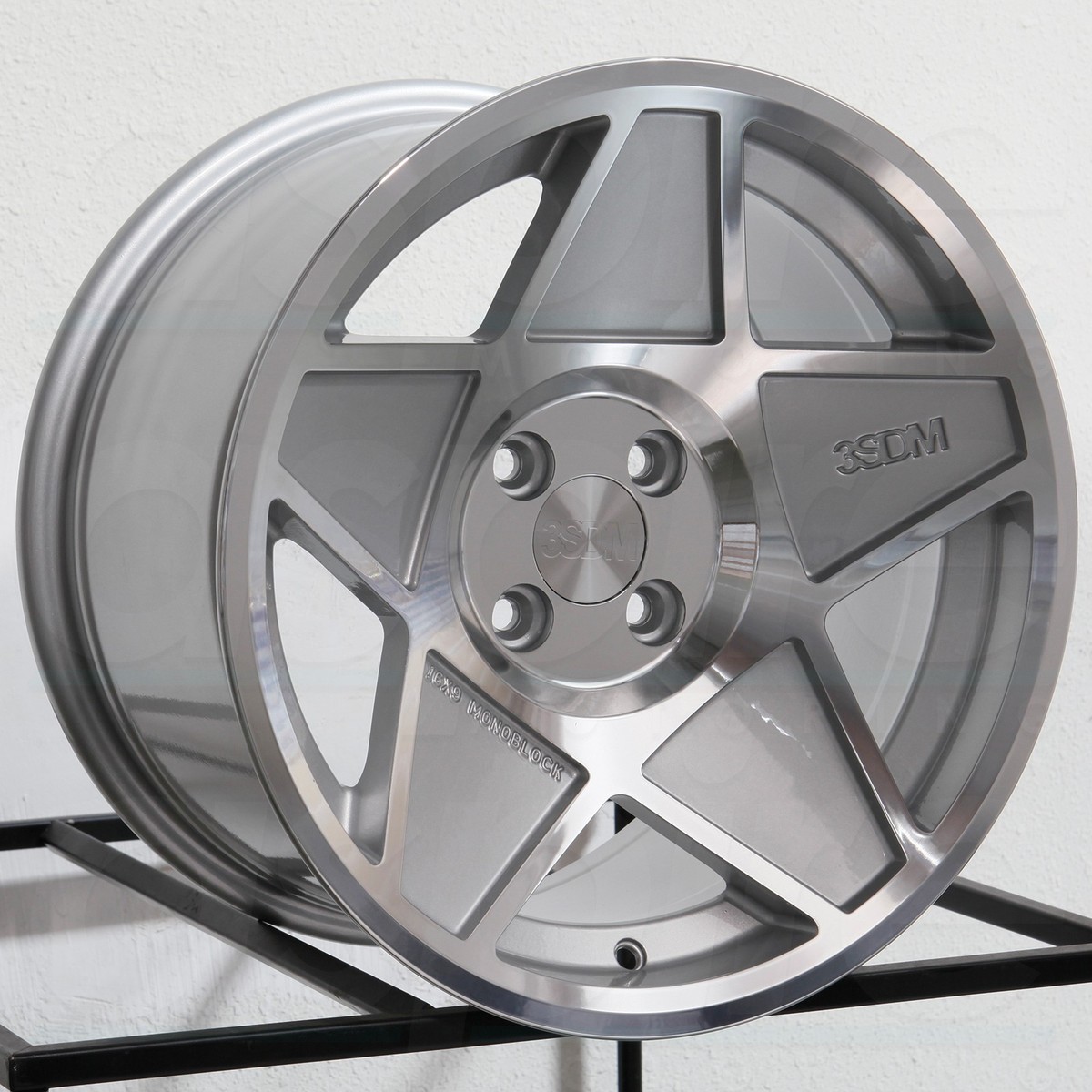 16x8 3SDM 0.05 4x108 25 Silver Wheels Rims Set(4) 73.1 | eBay