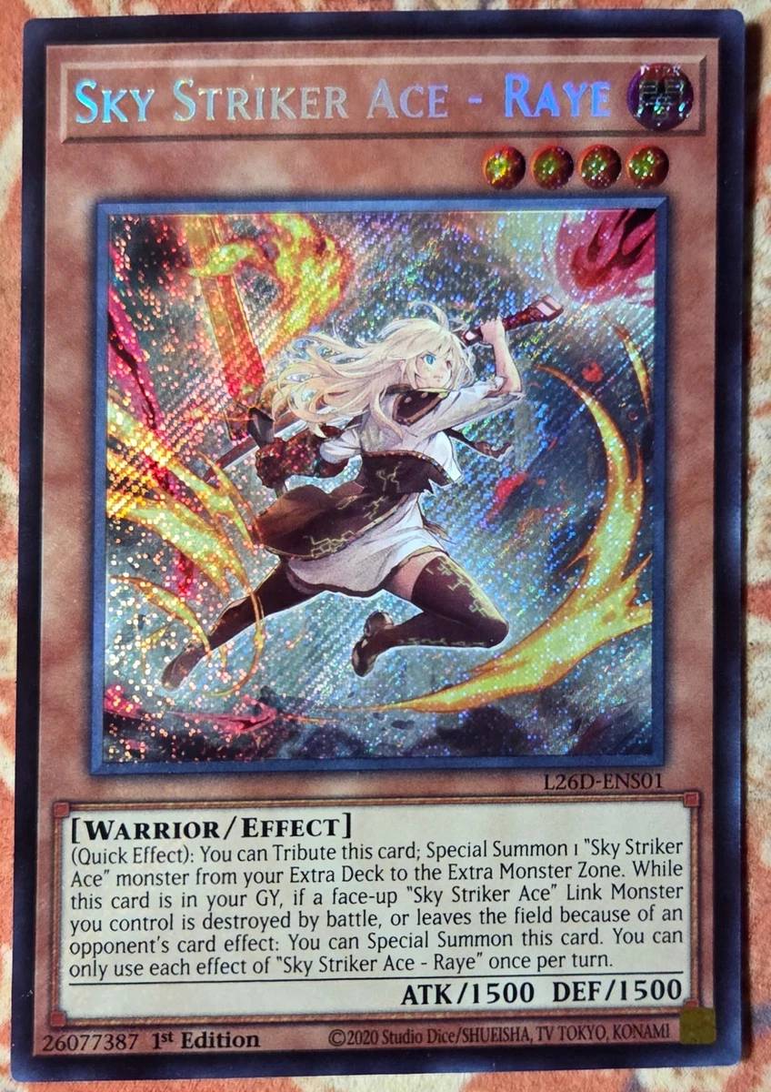 Sky Striker Ace - Raye L26D-ENS01 Legendary Modern Decks 2026 for