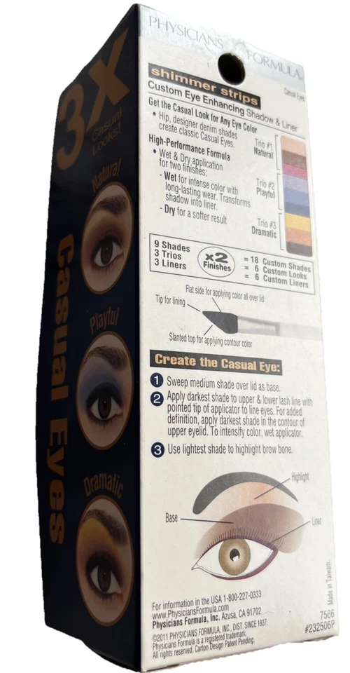 Physicians Formula Shimmer Strips Shadow & Liner 7566 Casual Eyes - Image 2 of 2