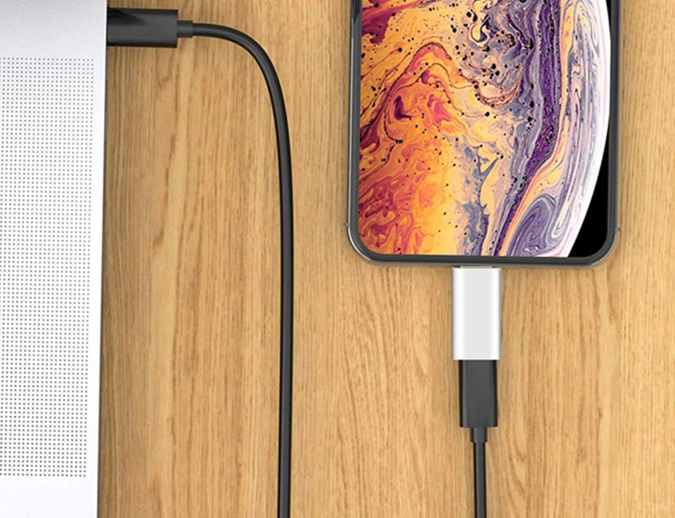 Adaptateur de charge iPhone 8 pin femelle Vers Type C 3.1 (lire l’annonce) - Photo 2/4