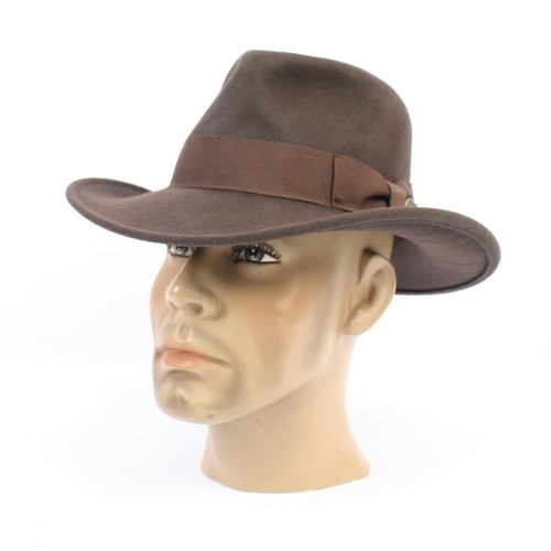 Indiana Jones Fedora Hat Wool Felt 