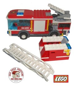 Lego City Lot 12pc Fire Response Truck 60002 Vehicles Boats Figures Parts Mini