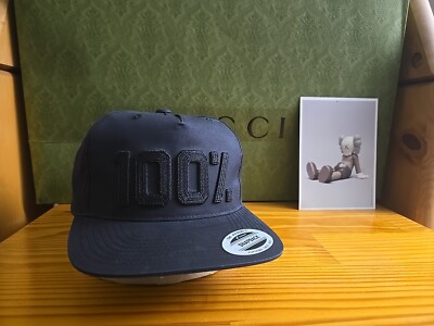 100% A Badge Of Honor Black Hat Yupoong Snapback Hat Sample Not To Be Sold