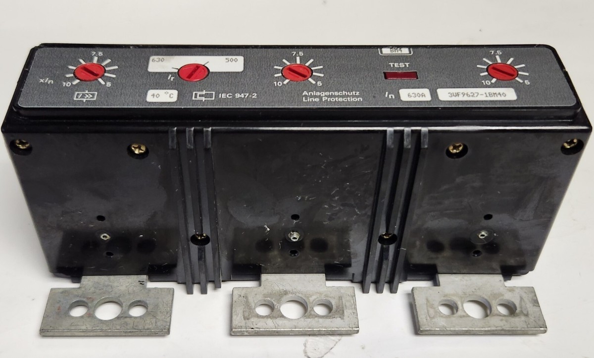 SIEMENS SLT3630TA 3VF9627 1BM40 Type 3VF6 Trip Unit 500-630 AMP | eBay