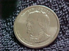 2011 P ANDREW JOHNSON  DOLLAR FROM MINT ROLL  UNCIRCULATED