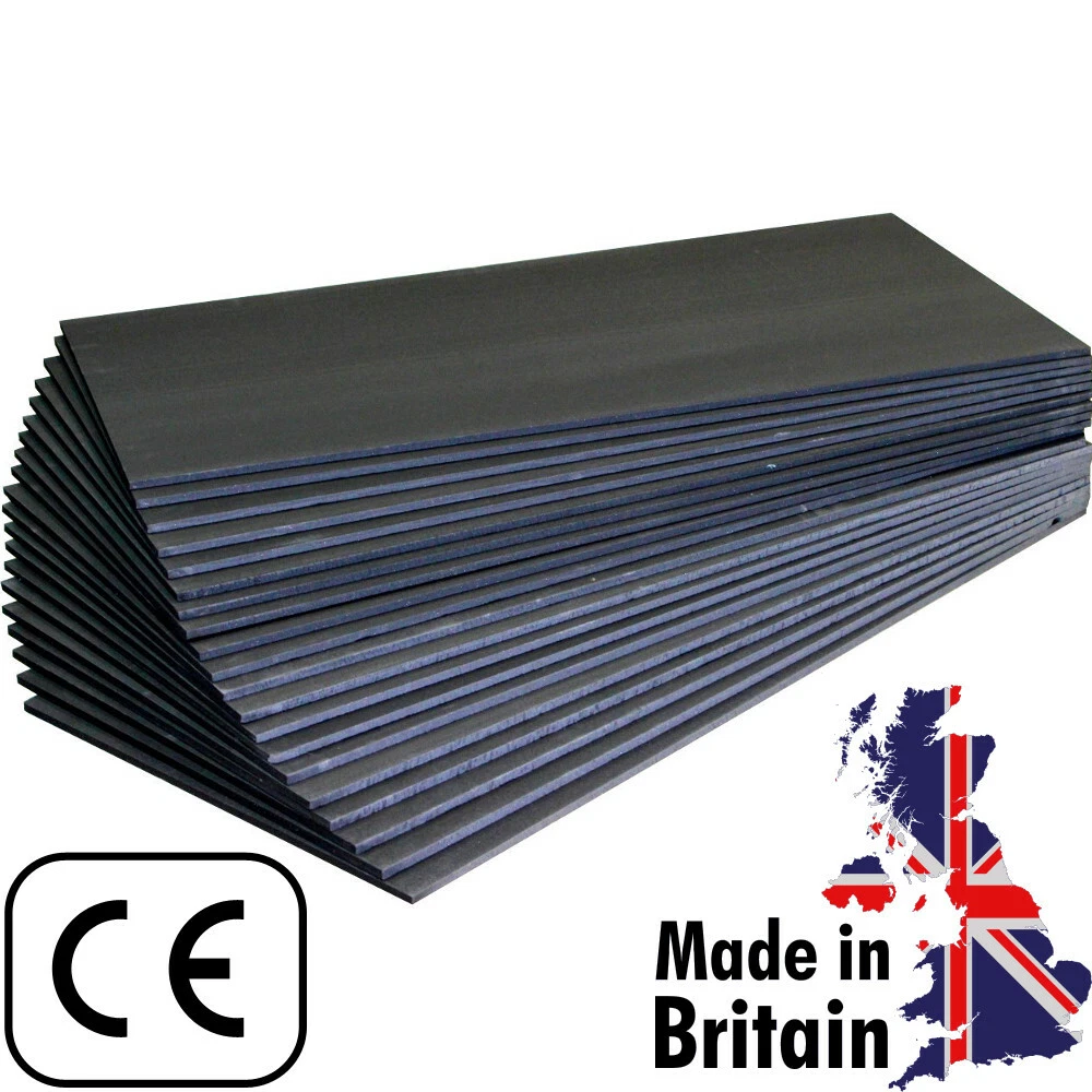 6mm u0026 10mm UNDERFLOOR UNDER FLOOR HEATING INSULATION XPS BOARDS (BLK) | eBay