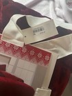 BRAND NEW MARTHA STEWART RED TUFTED VELVET KING QUILT — photo 8