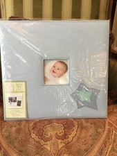 CR Gibson Cathy Heck Padded  Embroidered BABY BOY ALL STAR Memory Album 