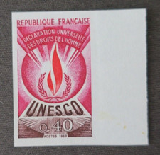France Timbre De Service N° 40 Non Dentelé Neuf ** Bord de feuille MNH