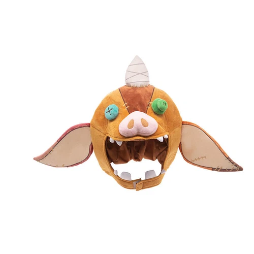 Bokoblin pig plush Cosplay Hat Halloween Cosplay Pig Cap Headgear Mask Costume - Picture 10 of 13
