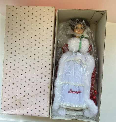 VTG. BRINNS 1986 CHRISTMAS DOLL MUSICAL WHITE CHRISTMAS NIB KOREA - Picture 10 of 10