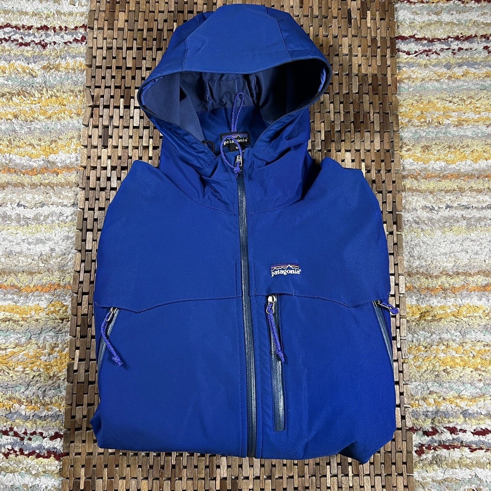 patagonia vintage regulator soft shell full zip hoodie