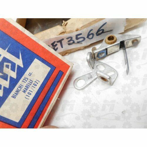 Serie contatti elettrici spinterogeno impianto Marelli, per Moto Bianchi 125cc - Foto 3 di 3