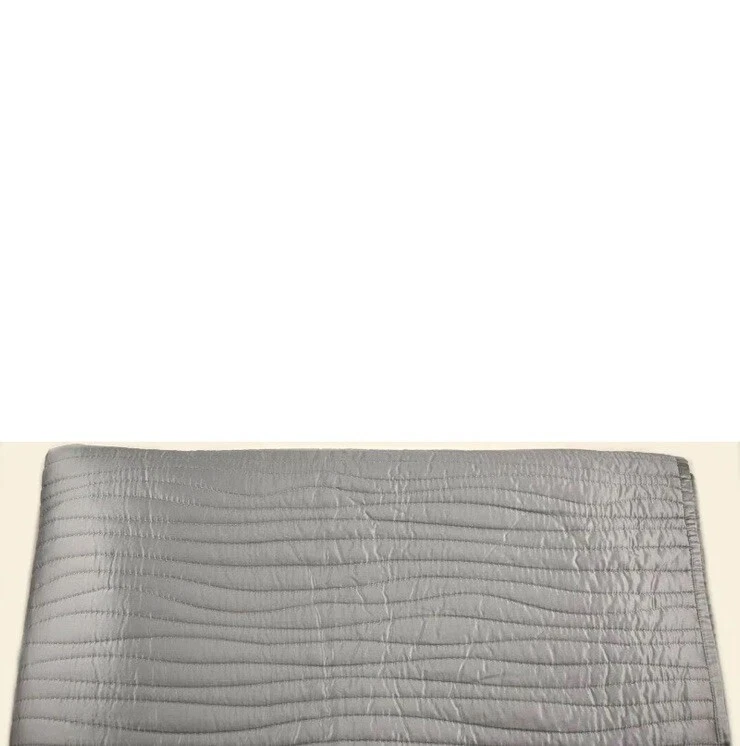 Hudson Park Collection Palmetto KING Cobertor Acolchado Gris - Totalmente Nuevo Foto 3 de 4