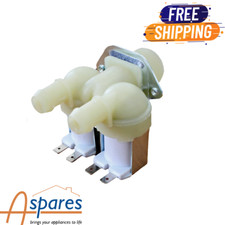 Valve Washing Machine Double Twin Inlet Water Solenoid 2 Way Universal
