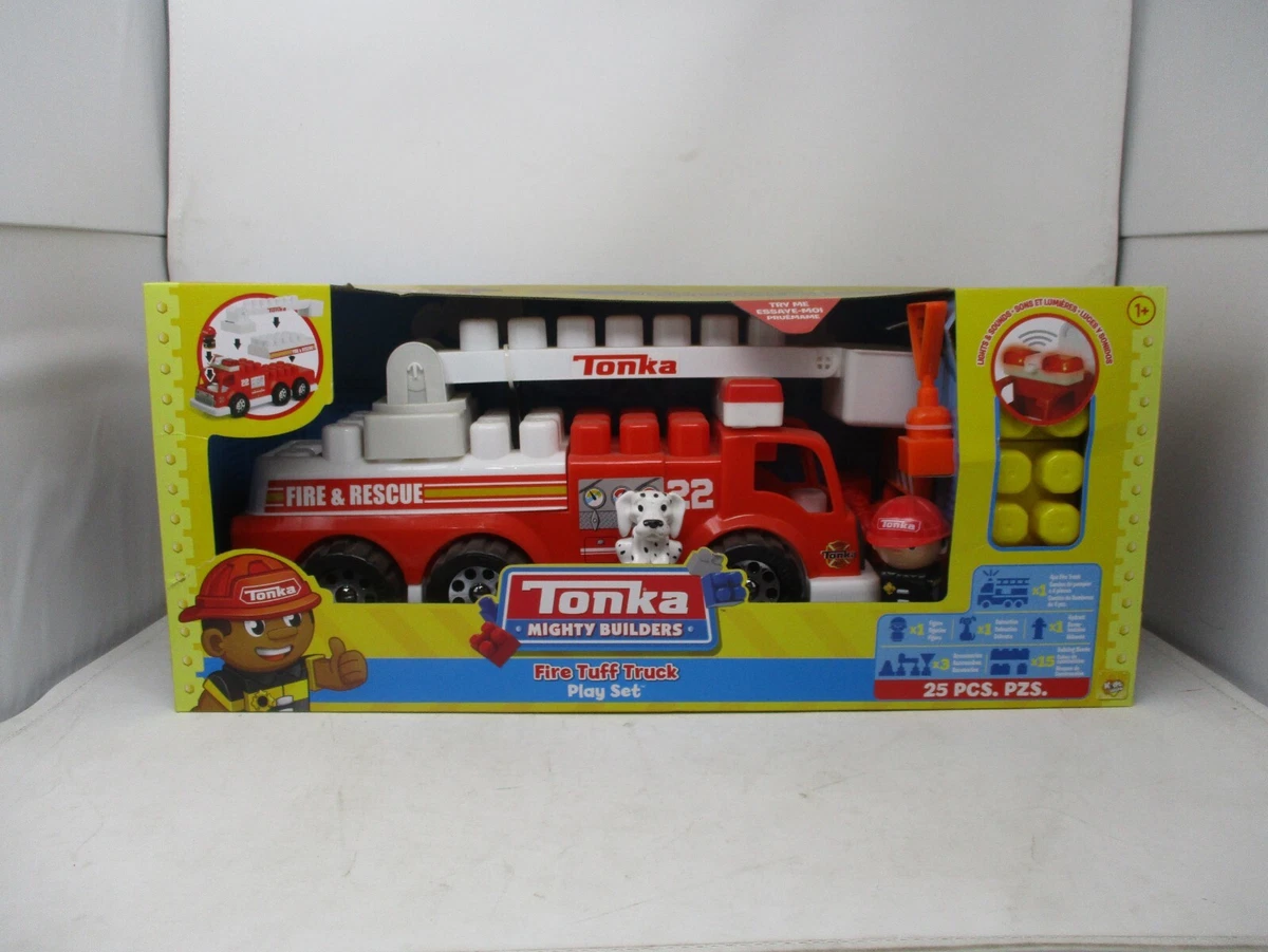 Tonka Mighty Builders Fire Tuff Truck Playset