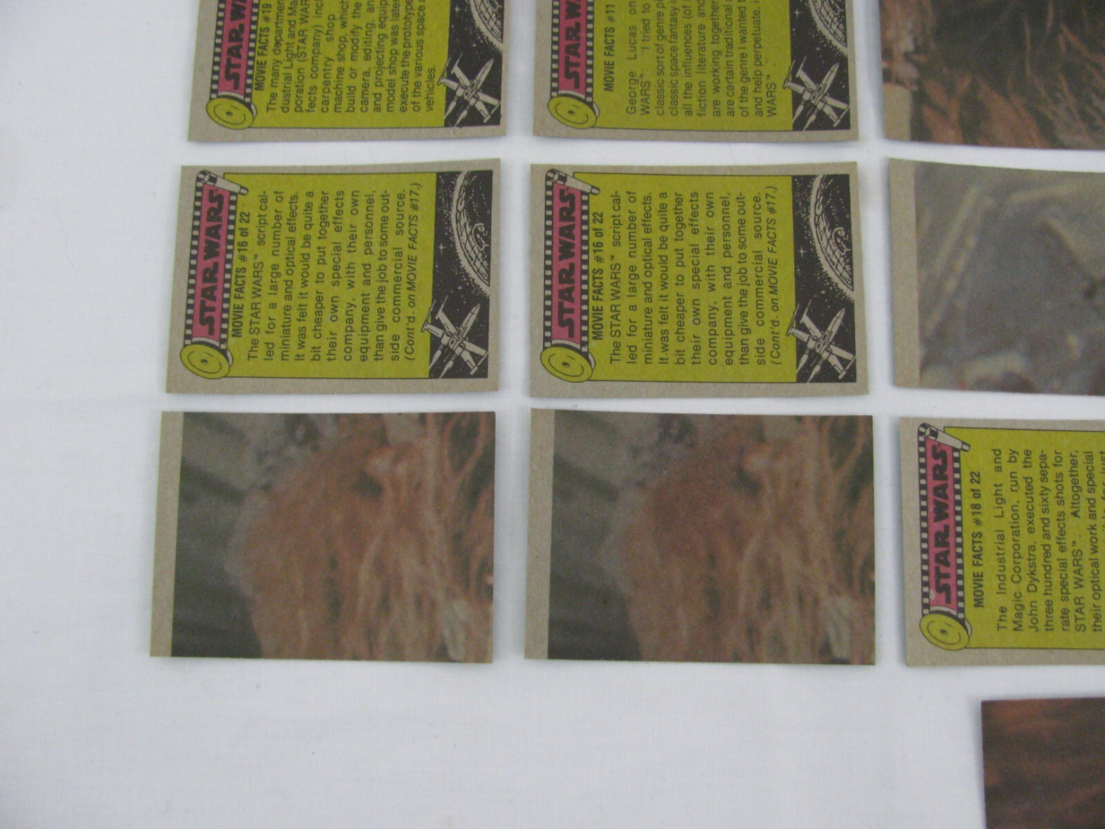 1977 Topps 20th Century Fox Star Wars Series 4 Trading Card Lot E VG