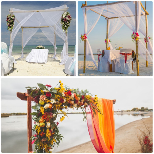 Rollo de Organza Tela Boda Fiesta Decoración Silla Arcos Mesa Corredor Faja 25m x 29cm - Imagen 3 de 39