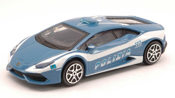 Lamborghini Huracan LP610-4 2014 Polizei StraßE 1:43 Modell Bburago-image