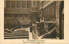 75 PARIS ASSEMBLEE NATIONALE SALLE DES SEANCES COTE DROIT - 30088