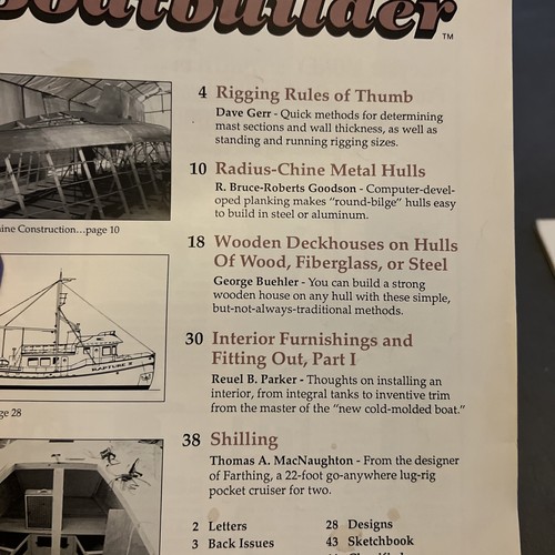 BOATBUILDER Magazine 1989-1996 LOT OF 21 - Picture 4 of 22