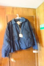 Vintage USA Horace Small Recruit Nylon Zip Jacket Size XL Black Military