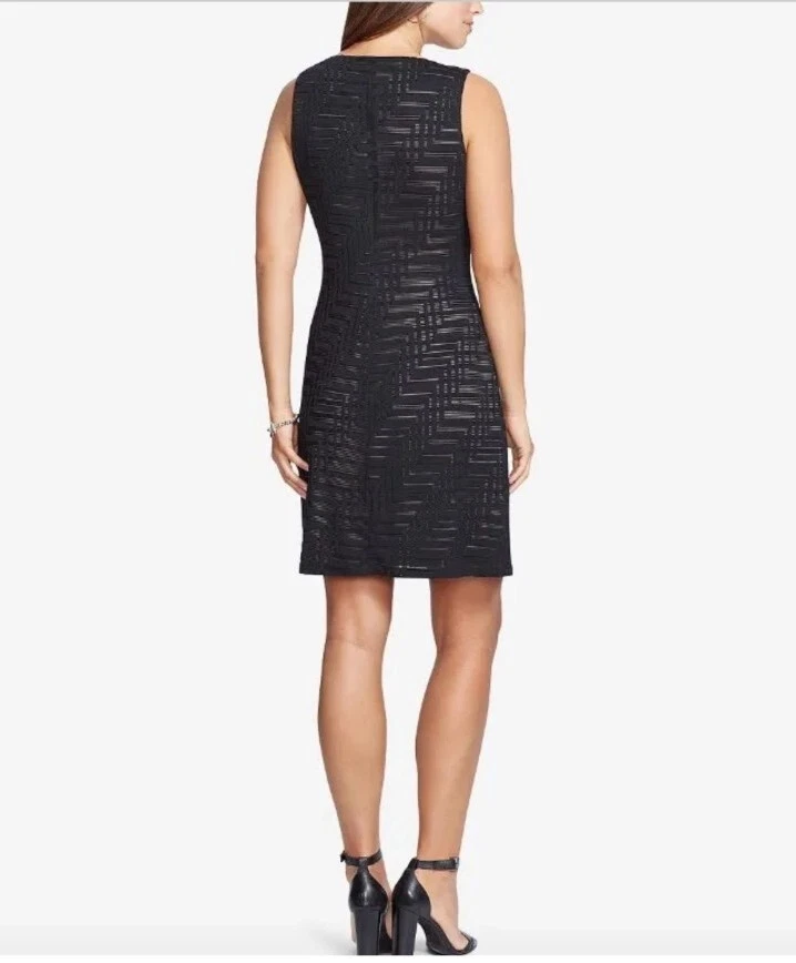 American Living Womens Classic Black Sleeveless Dress. Size 8 - Image 2 of 4