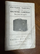 Picture Taking With the Brownie Camera No 2-A, 2-C  3 Eastman Kodak 1918