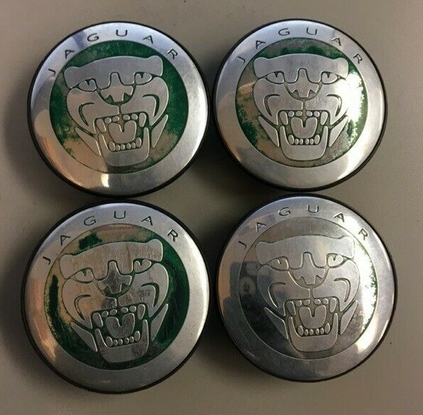 SET OF 4 Jaguar XJ8 X S Type XK8 OEM OEM Center Cap Hub cap GREEN eBay