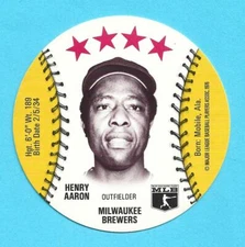 1976 ISALY'S SWEET WILLIAM DISC Baseball Singles / You Pick The Cards