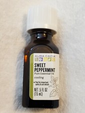 Aura Cacia Pure Essential Oil Sweet Peppermint 0.5 fl oz 15 mL  Cooling