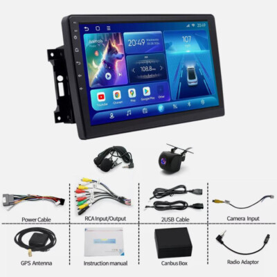 For 2006 - 2008 Dodge Ram 1500/2500/3500: Android 13 CarPlay GPS Stereo Radio