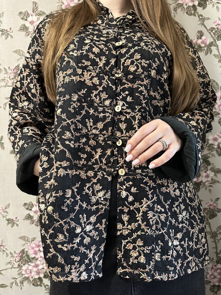 mother - Phool インド綿・ジャケット PHOOL Indian Vtg Women's Buttons Jacket Quilted Floral Japanese