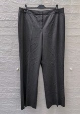 New Lafayette 148 New York Classic Wool Blend Trouser Smoke Sz. 16