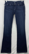 Rock & Republic Kasandra Women's Jeans 29 Blue Flare Pockets Made in USA 33x35.5