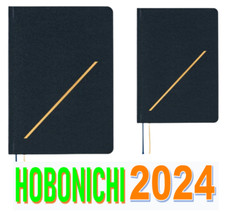 Hobonichi Techo 2024 HON Slash Navy A6/A5 English/Japanese JAPAN NEW