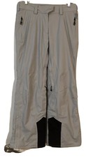 New 108 Nordica Women Insulated Light Blue Grey Snowboard Ski pants Size 8 A104